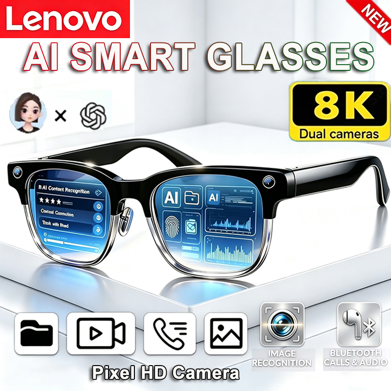 Smart Glasses Lens - 레노버 8K HD AI 스마트 안경