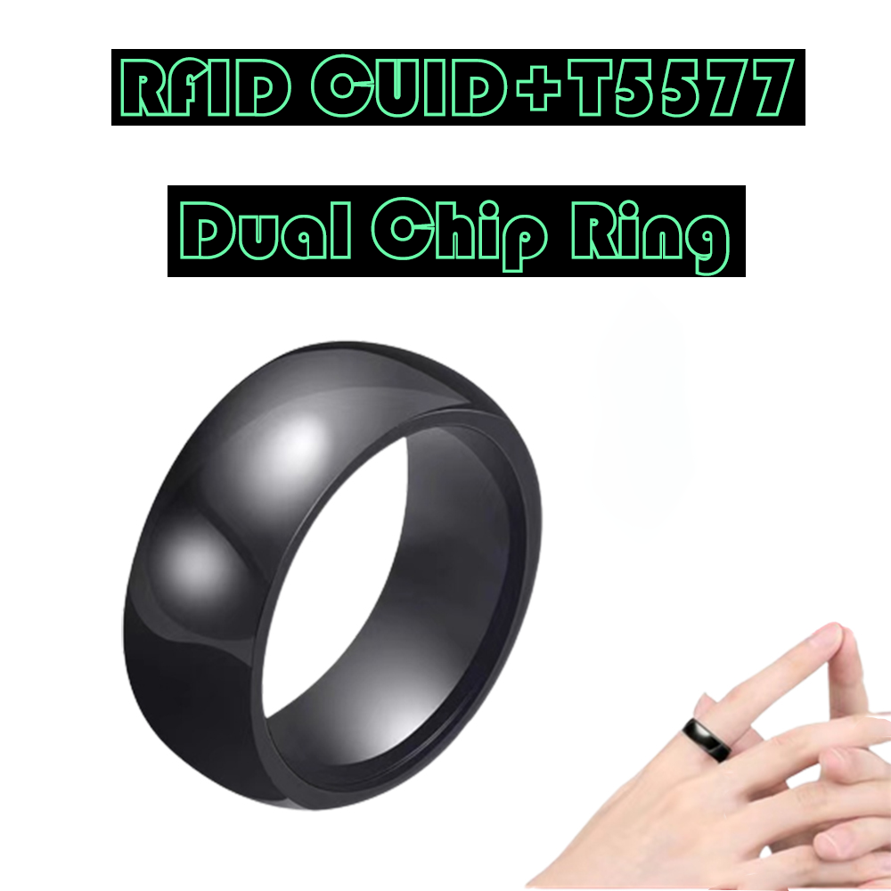 Smart Ring Nfc Pay - RFID 스마트 듀얼 칩 클론 키