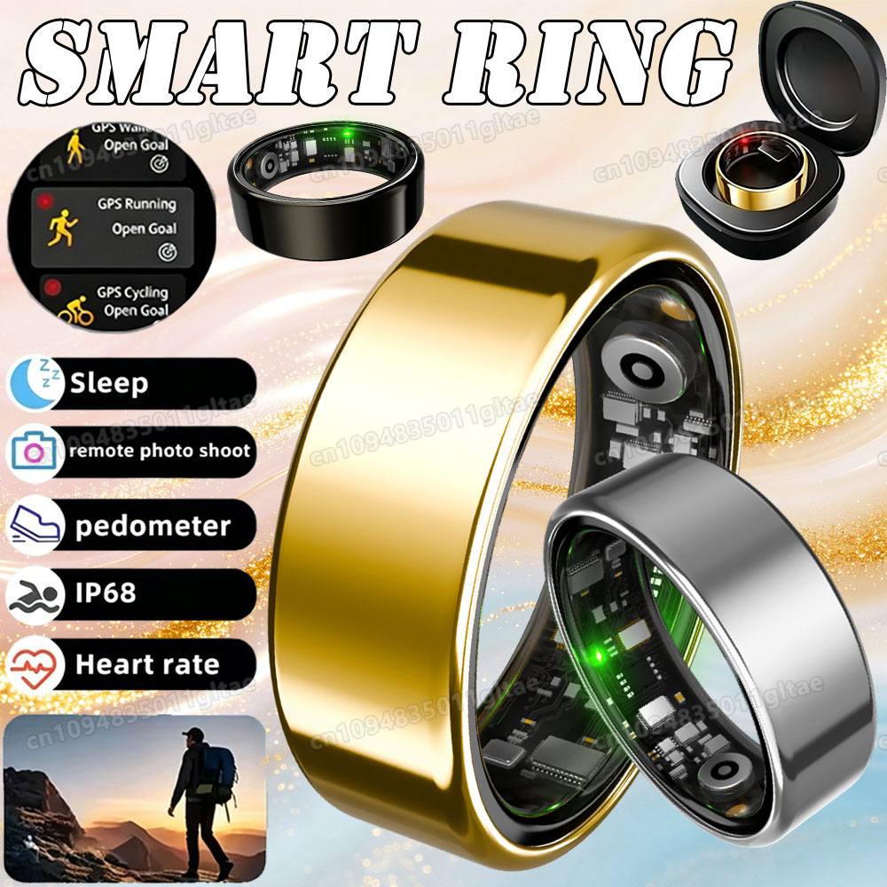 Temperature Ring Skin - 새로운 R09 스마트 링 남녀공용 충전