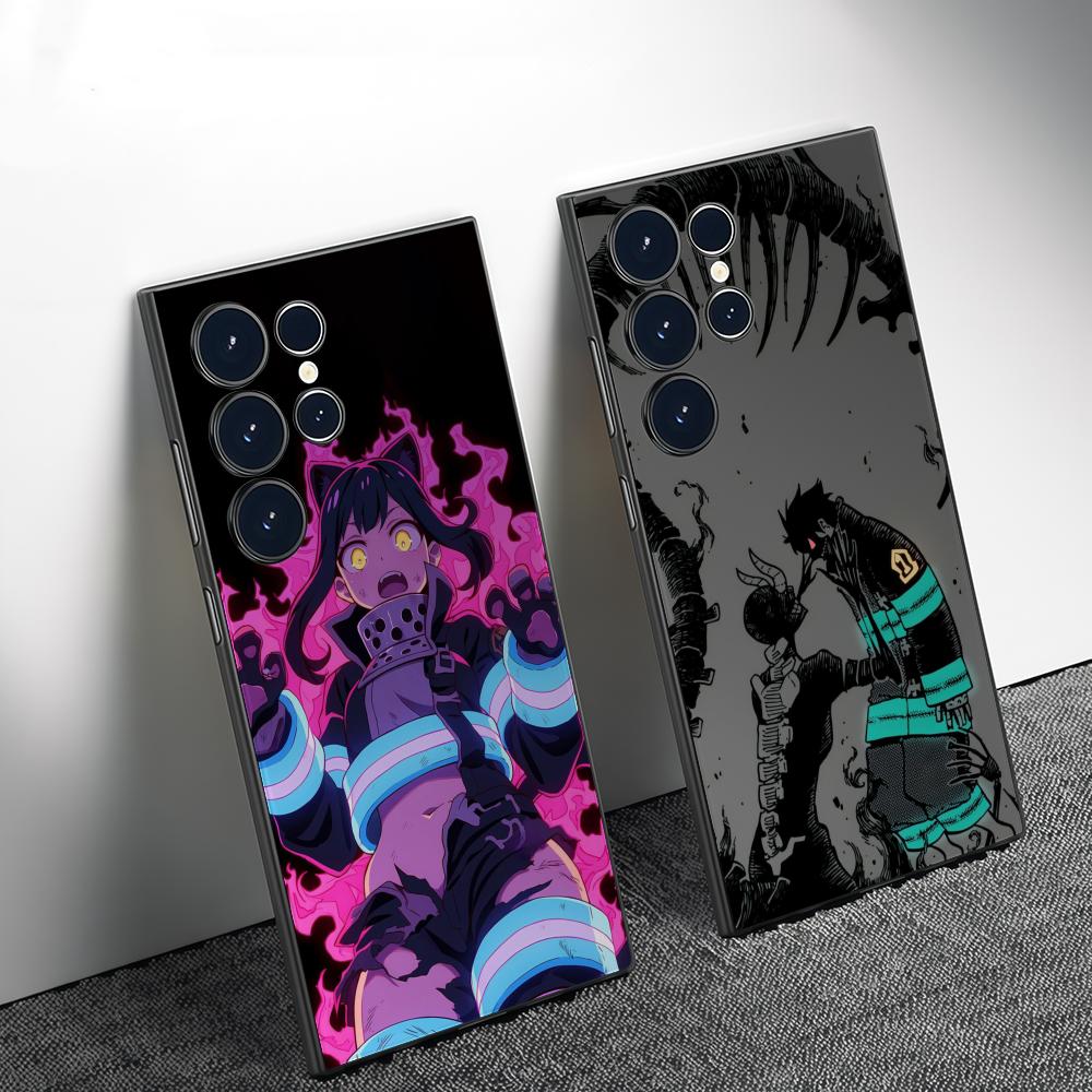 Samsung Galaxy S24 - 애니메이션 F-파이어 포스 폰 케이스 삼성