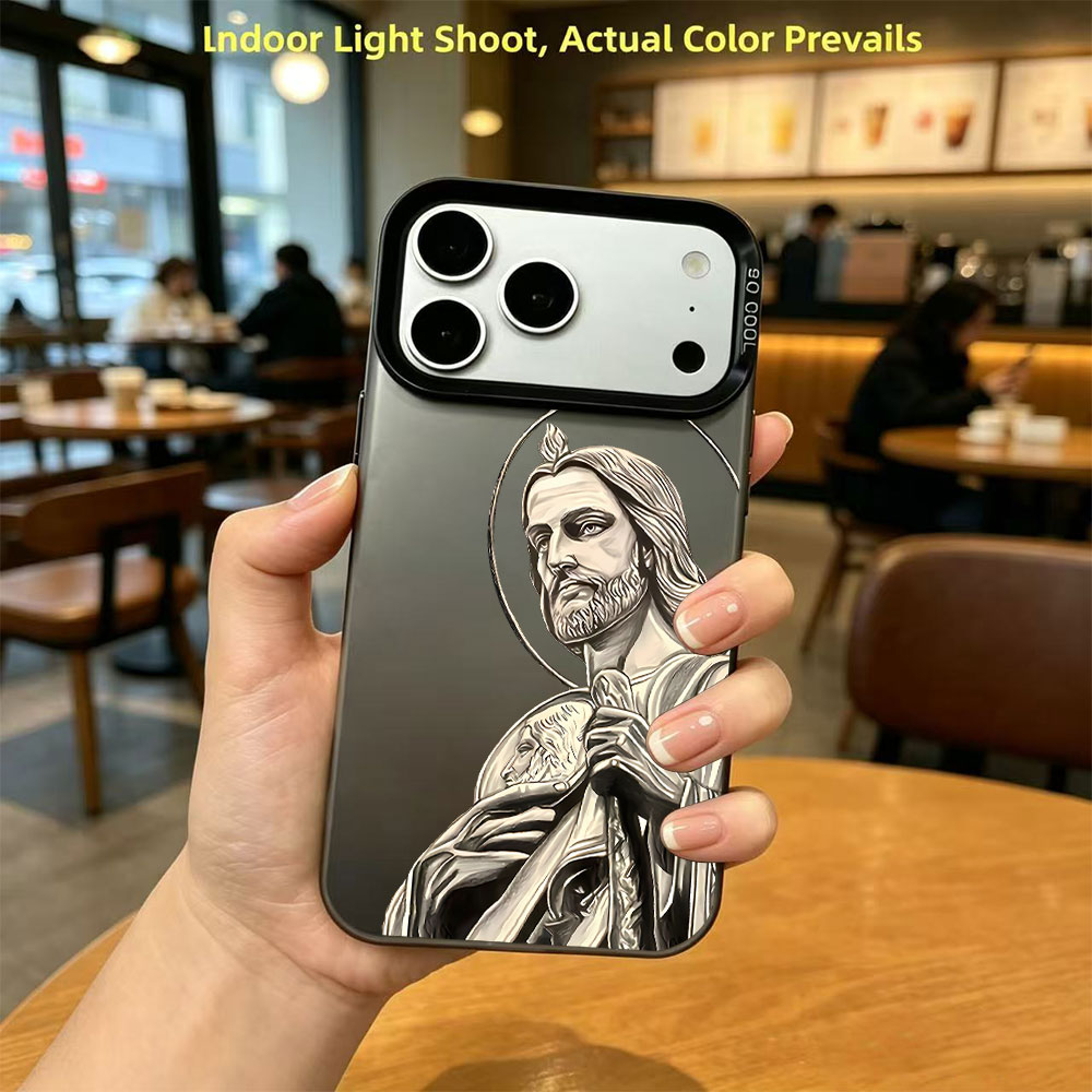Apple Iphone 15 Pro Max - 산 유다 타데오 패턴 디자인 아이폰