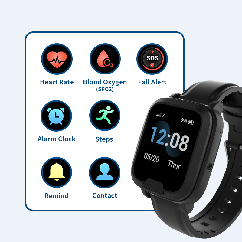 4G 의료 경보 시계 낙상 감지 4G GPS 스마트워치 - Fall Detection Watch 리뷰 및 가격
