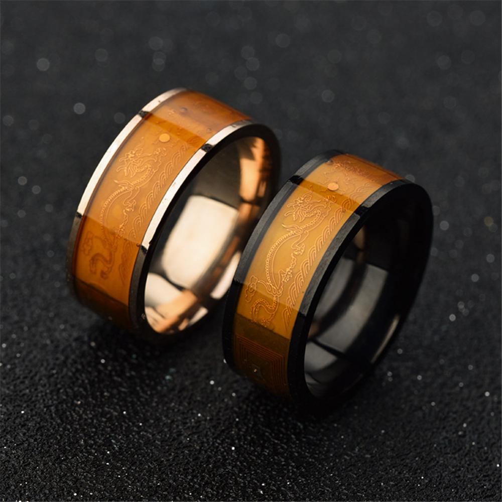 남성 커플 반지 NFC 스테인리스 스틸 폰 칩 드리핑  - Smart Ring Nfc Pay 리뷰 및 가격
