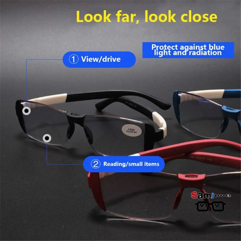 Samjune 안티 블루 라이트 안경 자기 치료 노안  - Light Therapy Glasses 리뷰 및 가격