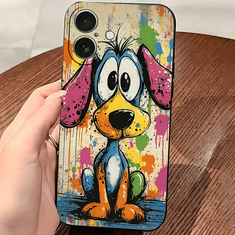 그래피티 컬러 강아지 TPU 폰 케이스 (아이폰 17, - Apple Iphone 15 Pro Max 리뷰 및 가격