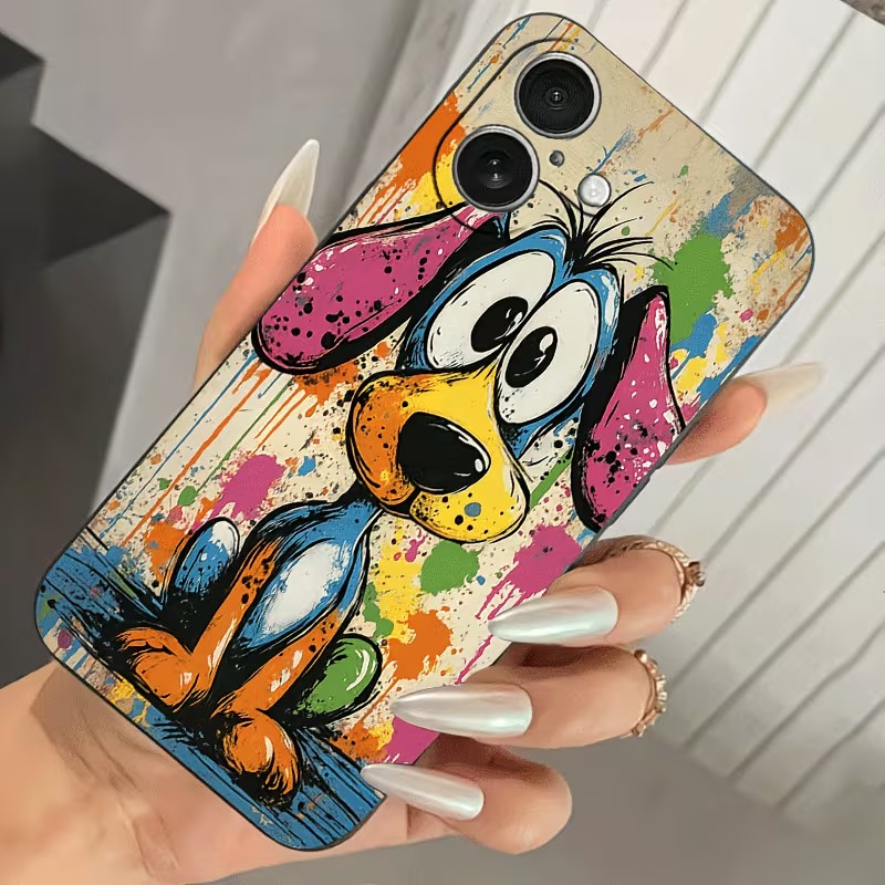 그래피티 컬러 강아지 TPU 폰 케이스 (아이폰 17, - Apple Iphone 15 Pro Max 리뷰 및 가격