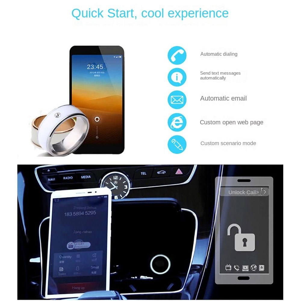 다기능 NFC 스마트 링 스테인레스 스틸 매직 착용 N - Smart Ring Nfc Pay 리뷰 및 가격