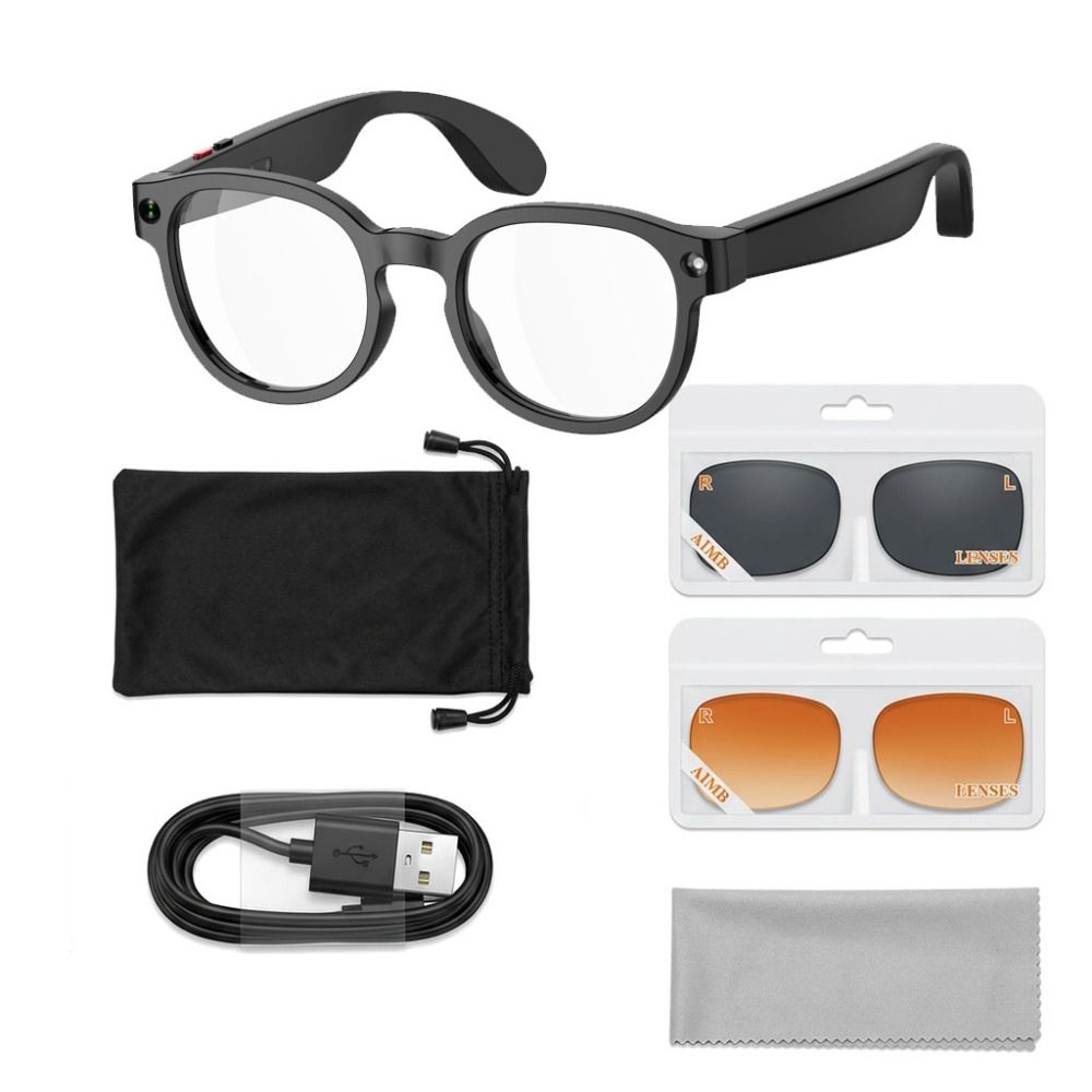 2 in 1 AI 스마트 안경 HD 사진 영상 음성 실 - Smart Glasses Lens 리뷰 및 가격