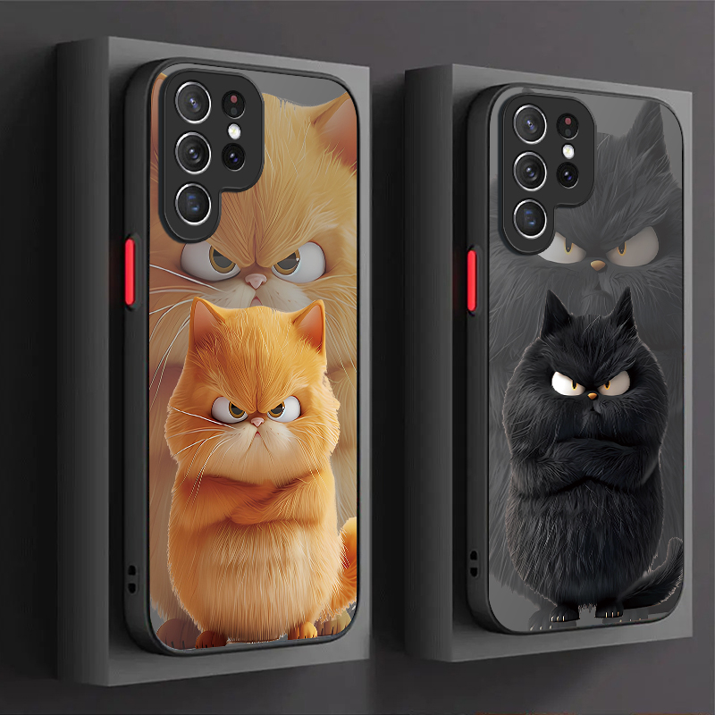 화난 고양이 커플 스타일 케이스 삼성 갤럭시 S25 울 - Samsung Galaxy A55 리뷰 및 가격