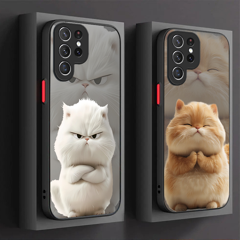 화난 고양이 커플 스타일 케이스 삼성 갤럭시 S25 울 - Samsung Galaxy A55 리뷰 및 가격