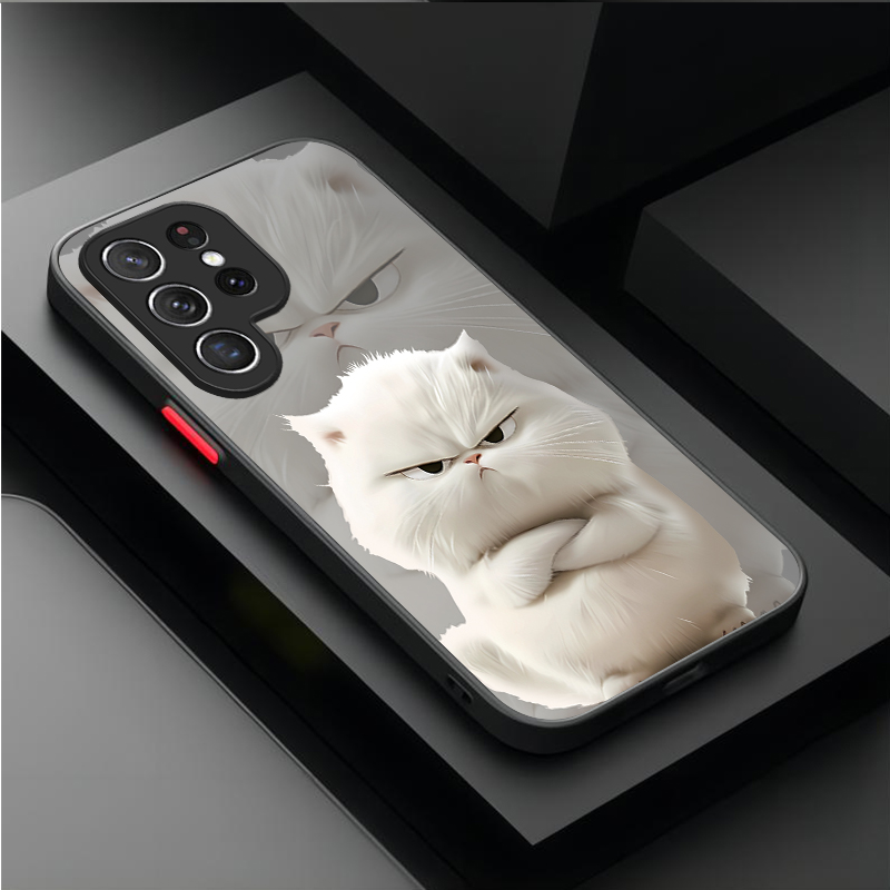 화난 고양이 커플 스타일 케이스 삼성 갤럭시 S25 울 - Samsung Galaxy A55 리뷰 및 가격