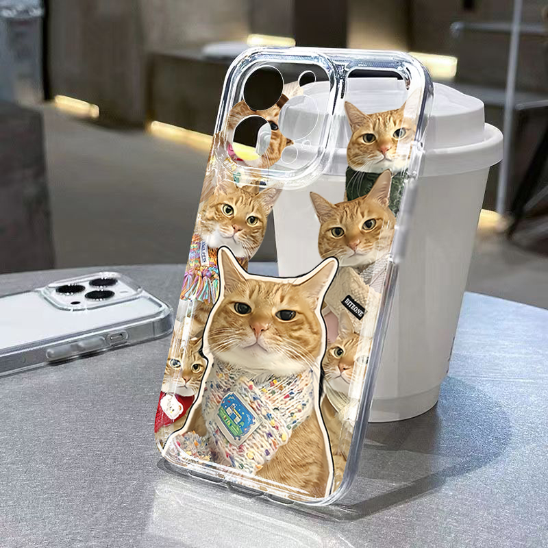 귀여운 반다나 고양이 투명 폰 케이스 (삼성 갤럭시 A - Samsung Galaxy A55 리뷰 및 가격
