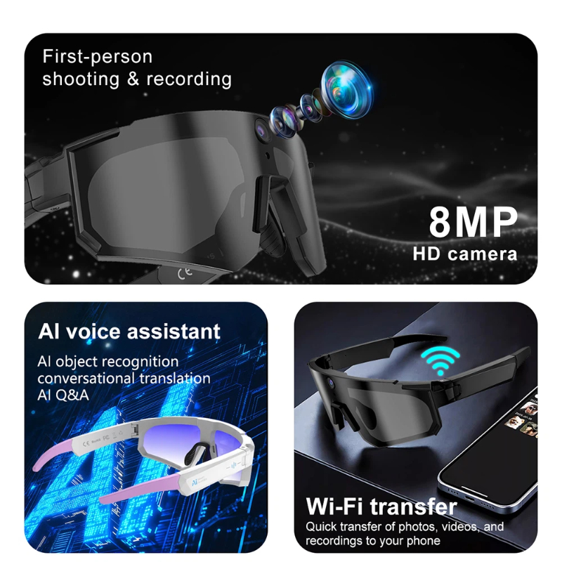 미지아 알 스마트 안경 사이클링 비디오&사진 스포츠 선 - Smart Glasses Lens 리뷰 및 가격