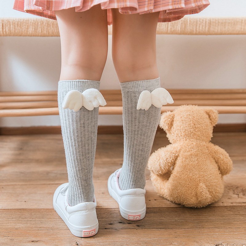 새 아기 소녀 양말 천사 날개 유아 소녀 긴 부드러운  - Baby Sock Oximeter 리뷰 및 가격