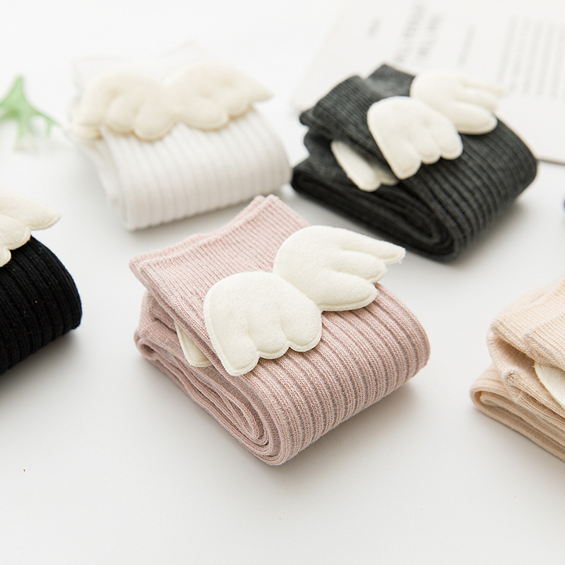 새 아기 소녀 양말 천사 날개 유아 소녀 긴 부드러운  - Baby Sock Oximeter 리뷰 및 가격