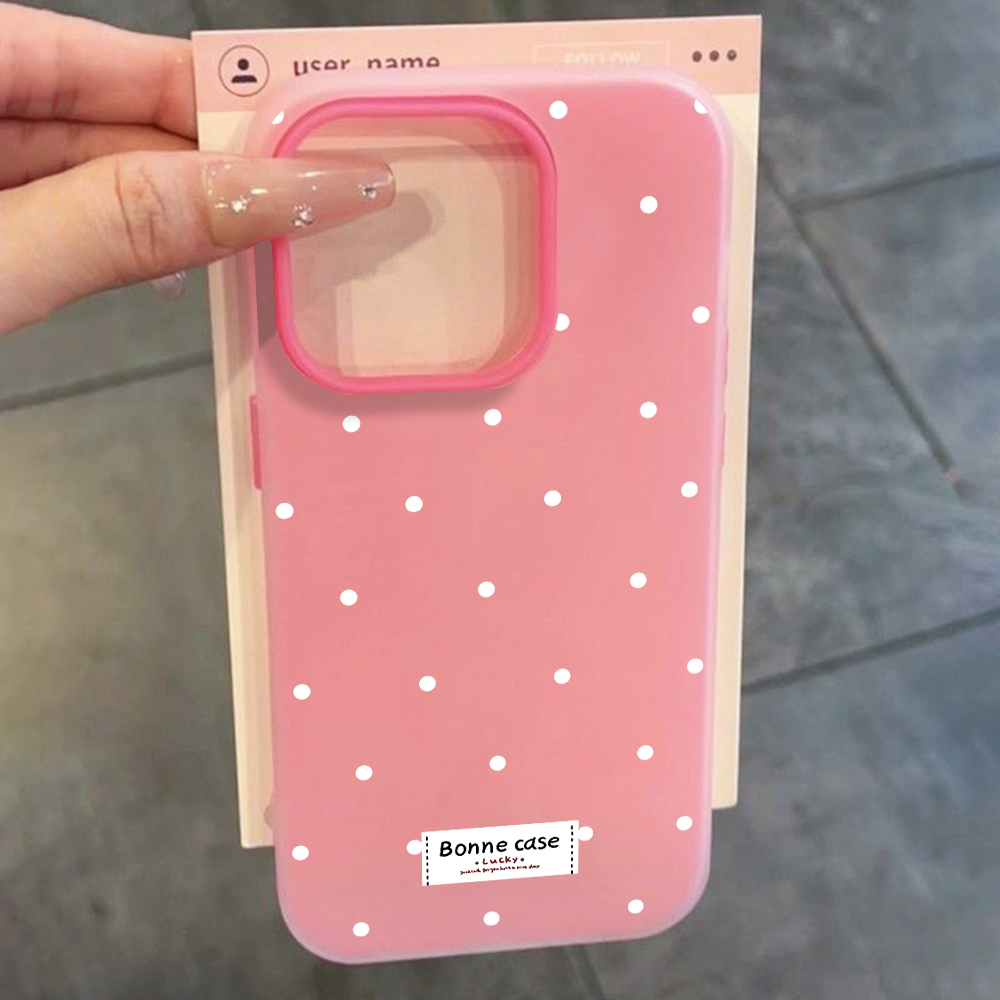 프랑스 폴카 도트 INS 캔디 컬러 케이스 샤오미 레드 - Xiaomi Redmi Note 13 리뷰 및 가격
