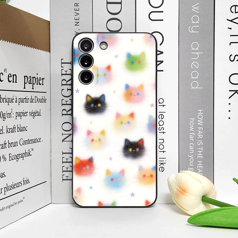 재미있는 그래피티 화려한 고양이 머리 프린트 휴대폰 케 - Huawei Nova 12 리뷰 및 가격
